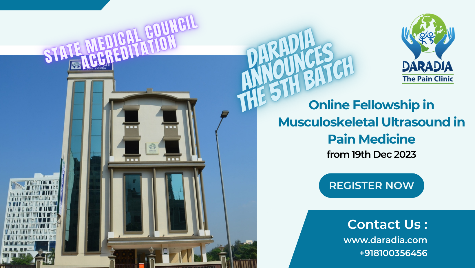 Pain Medicine Courses : Daradia - The Pain Hospital